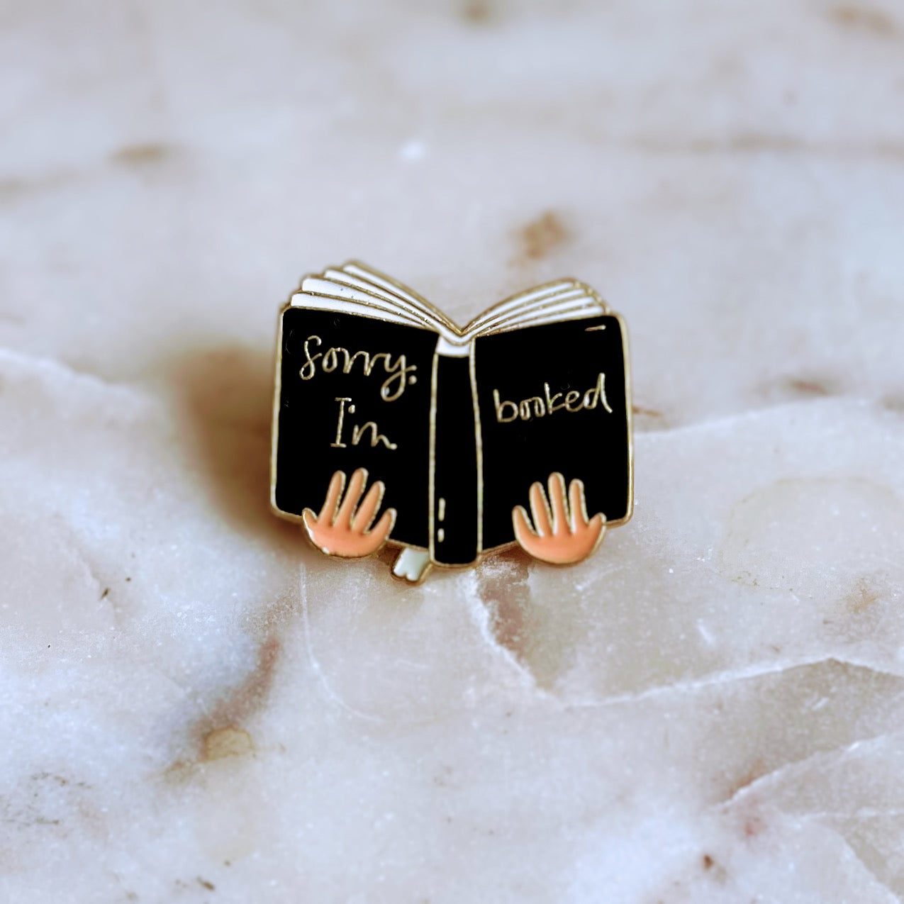 Enamel Book Pins