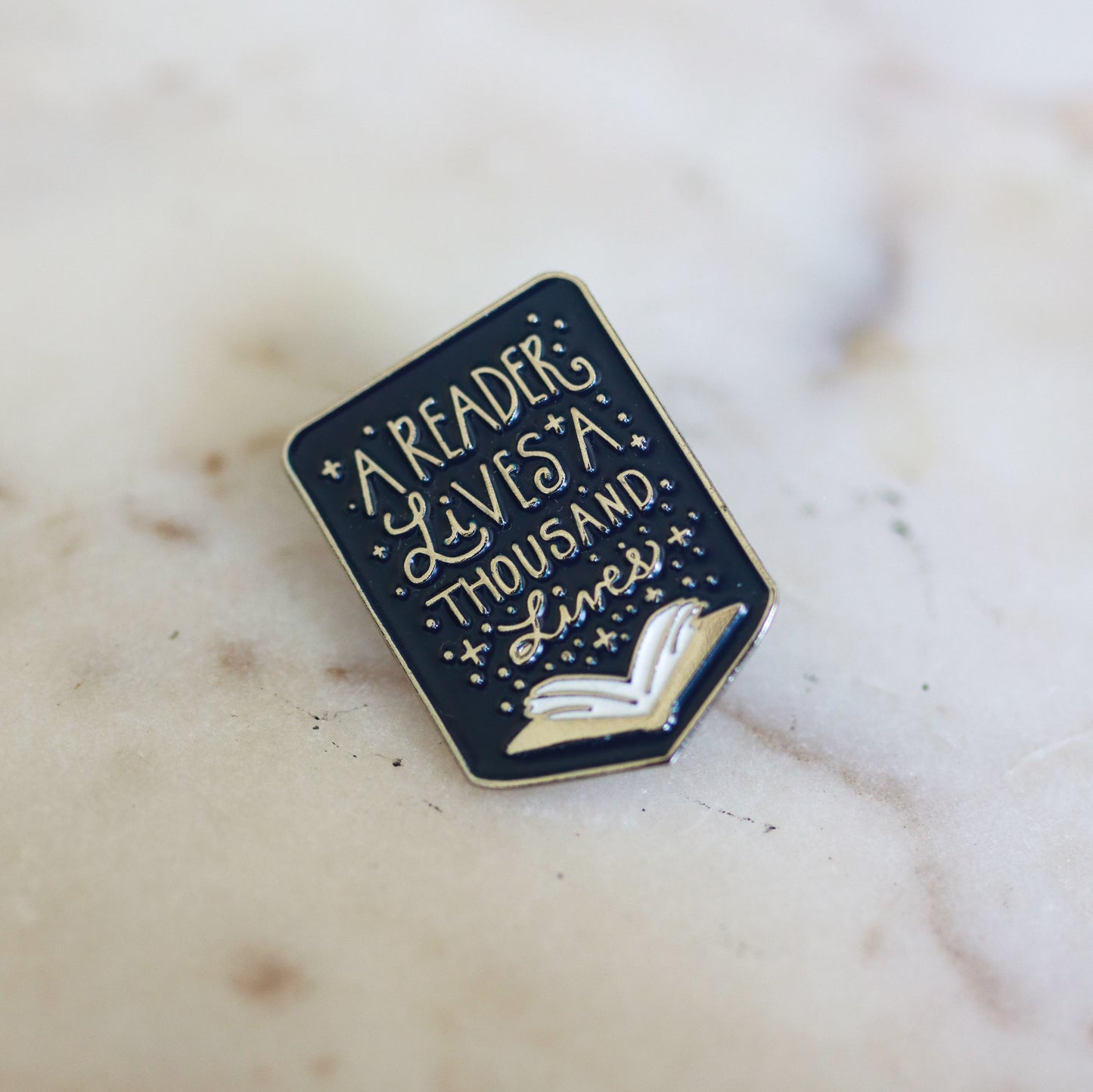 Enamel Book Pins