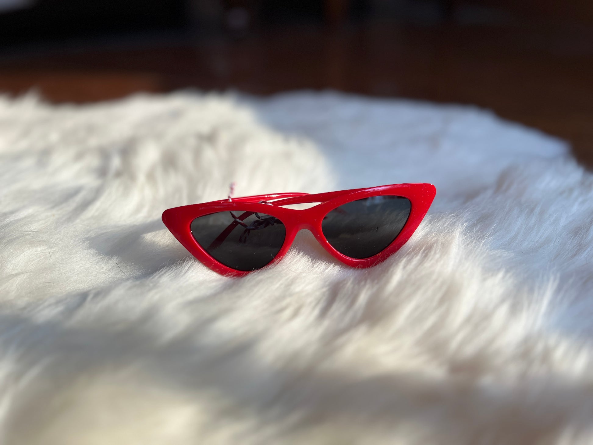 Red Cat Eye Sunglasses