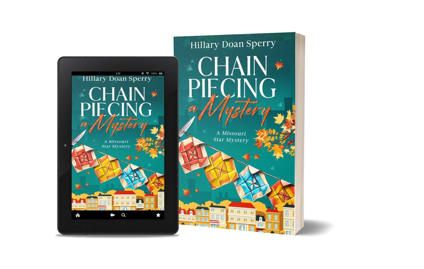 Chain Piecing a Mystery, book 1 in the Missouri Star Mystery Series | paperback and ebook